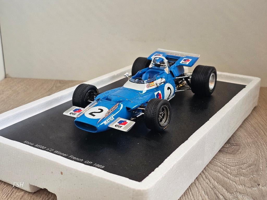 Matra MS80, Jackie Stewart # 2, Winner GP French '69. TOPPER, Ophalen of Verzenden, Nieuw, Auto, Overige merken