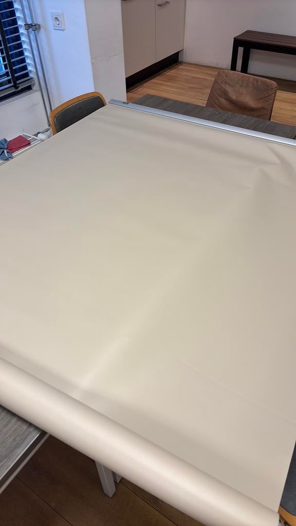 Rolgordijn elektrisch. 200cm hoog en 126 cm breed, Ophalen of Verzenden, Zo goed als nieuw, Knikarmscherm, Elektrisch