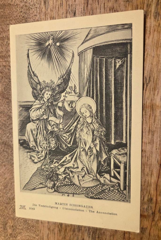 De Annunciatie - Martin Schongauer, Verzenden, Ongelopen, Overige thema's