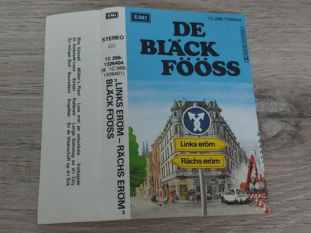 BLÄCK FÖÖSS - LINKS ERÖM-RÄCHS ERÖM (MC), Cd's en Dvd's, Cassettebandjes, Zo goed als nieuw, Origineel, Pop, 1 bandje, Ophalen of Verzenden