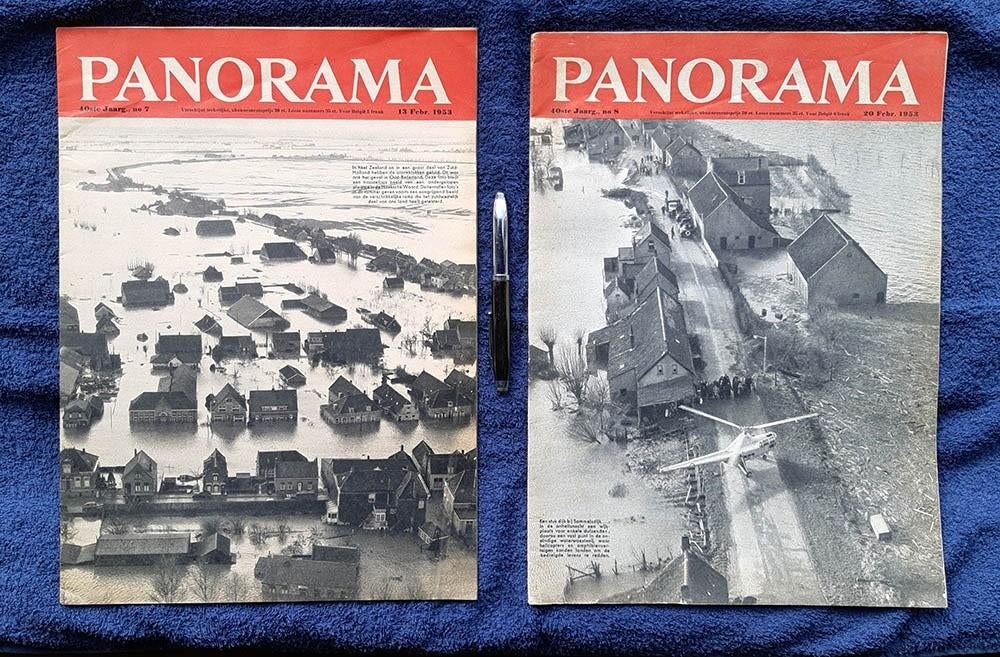 Panorama 7 en 8, Watersnoodramp 1953., Ophalen of Verzenden, Gelezen, Overige typen