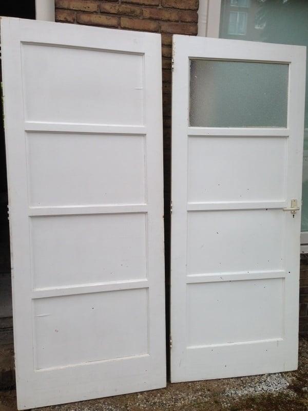 nr. 39b viervlaks paneeldeur met smalle tussen stukken en