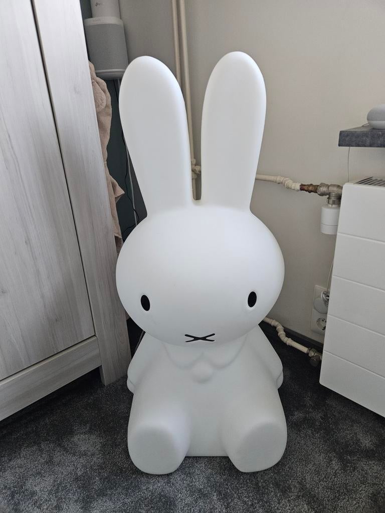 Miffy lamp - Grote Nijntje lamp dimbaar 80 cm, Ophalen of Verzenden, Zo goed als nieuw, Modern, Kinderkamer, Speels