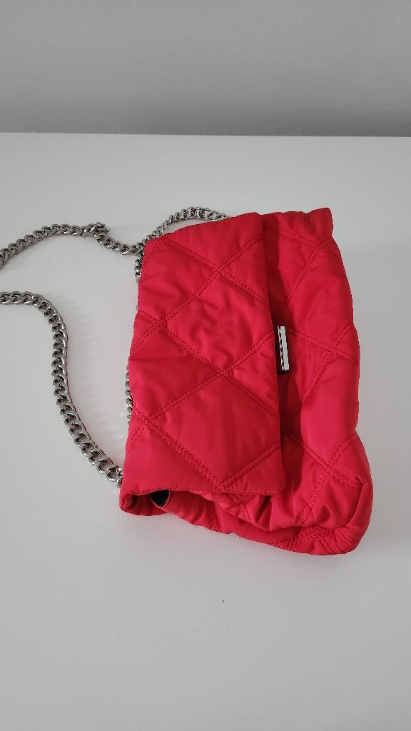 Knalrode tas van MANGO Nieuw !, Sieraden, Tassen en Uiterlijk, Tassen | Damestassen, Ophalen of Verzenden, Nieuw, Rood, Handtas