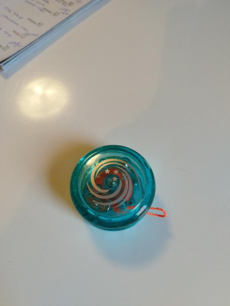 Blauwe Jojo met Oranje Touw - Klassiek Speelgoed, Ophalen of Verzenden, Gebruikt, Jongen of Meisje