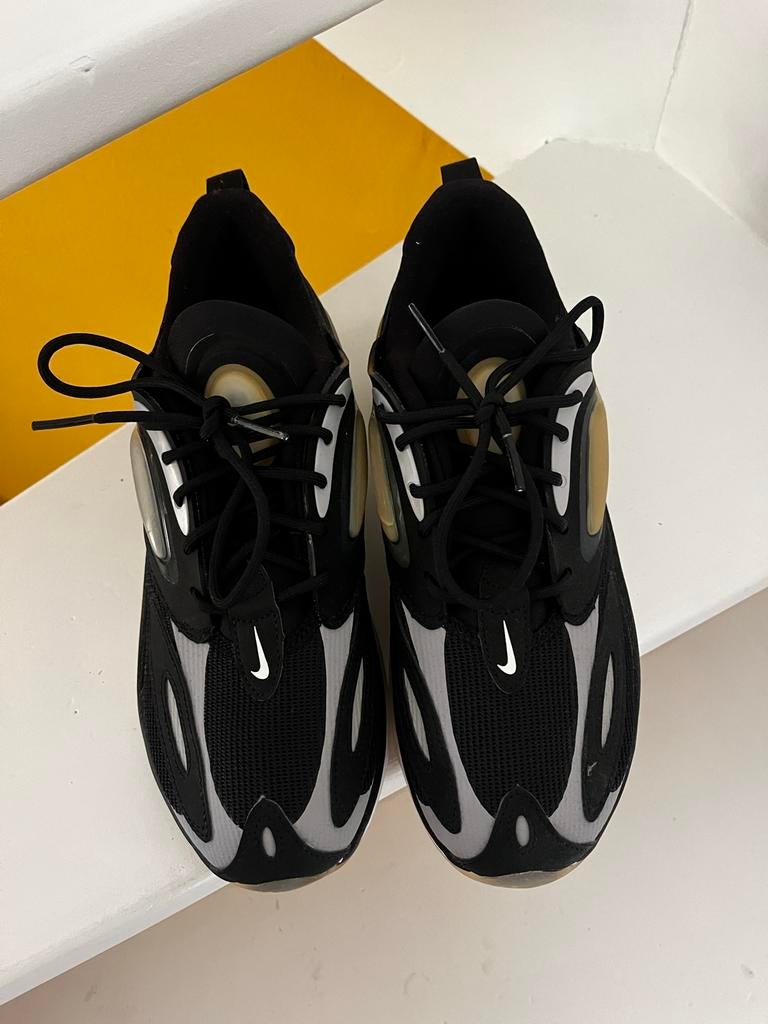 NIKE AIR MAX ZEPHYR BLACK - Maat 39, Verzenden, Gedragen, Zwart, Sneakers of Gympen