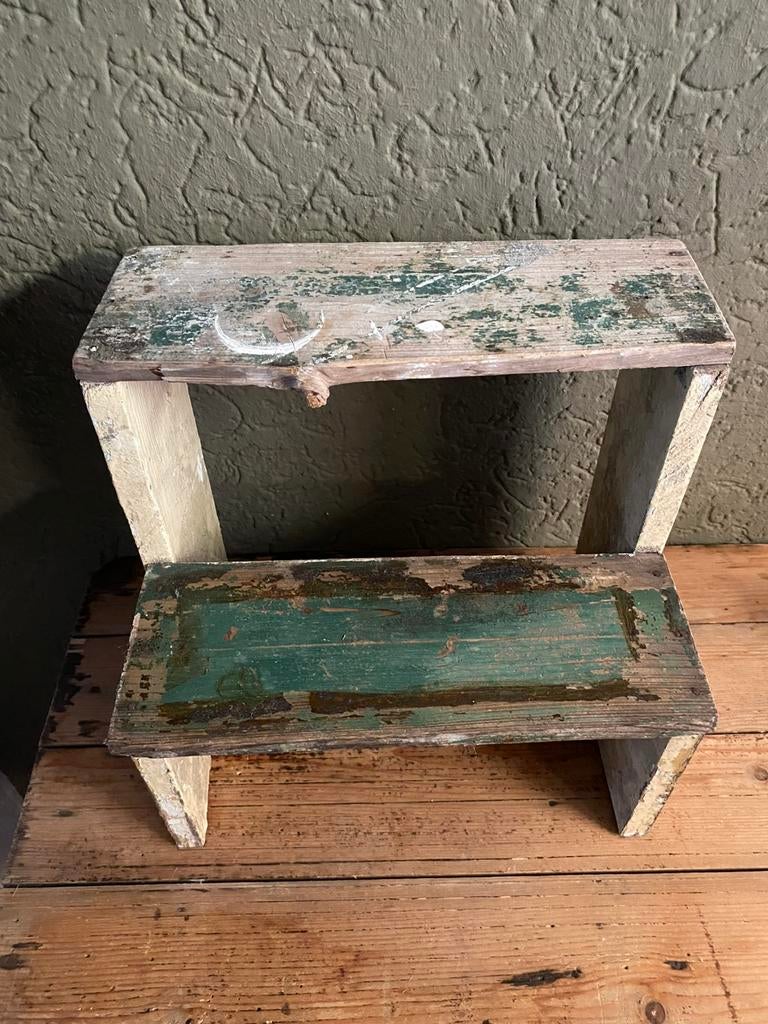 Groen trapje opstapje, Ophalen