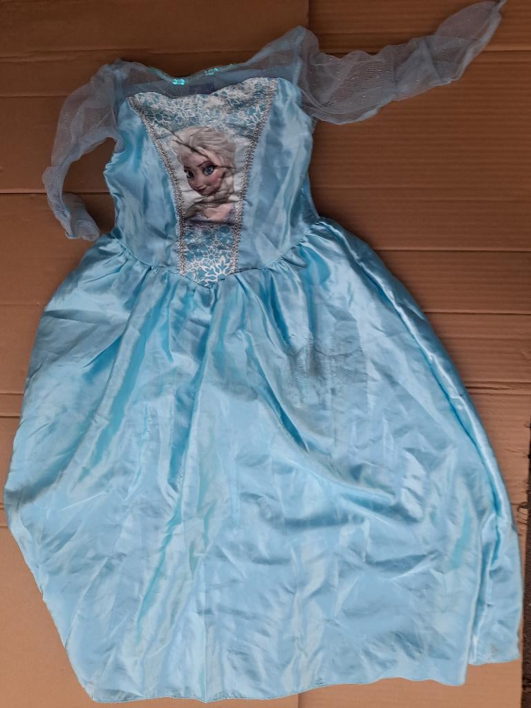 Disney frozen jurkje, Disney, Ophalen of Verzenden, Zo goed als nieuw, Blauw