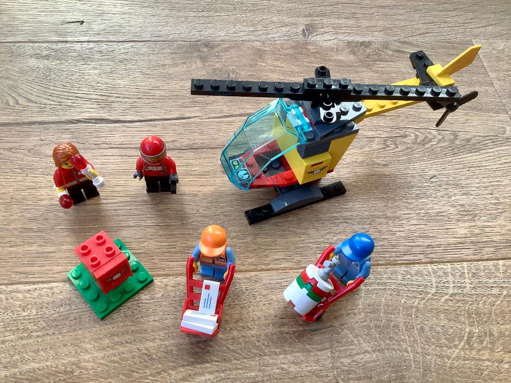 Lego City 60100 Airport Post helikopter, Lego, Ophalen of Verzenden, Compleet, Complete set