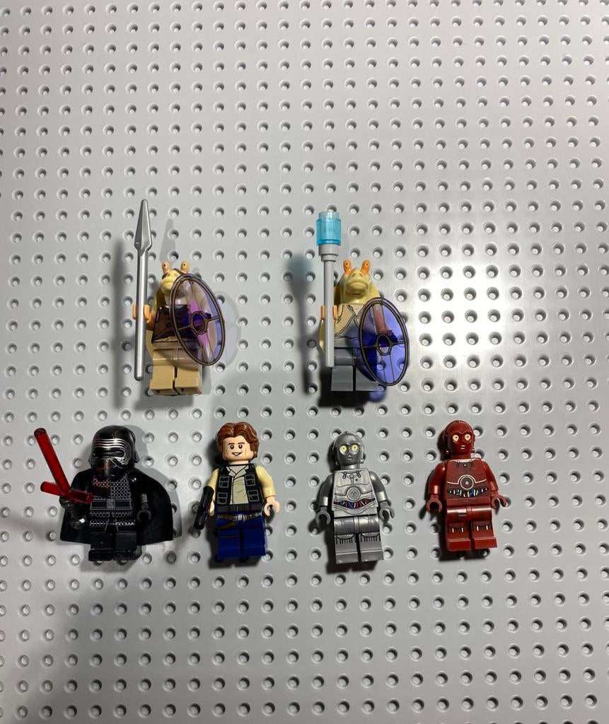 Lego star wars minifiguren 6 stuks, Ophalen of Verzenden, Gebruikt, Losse stenen, Lego