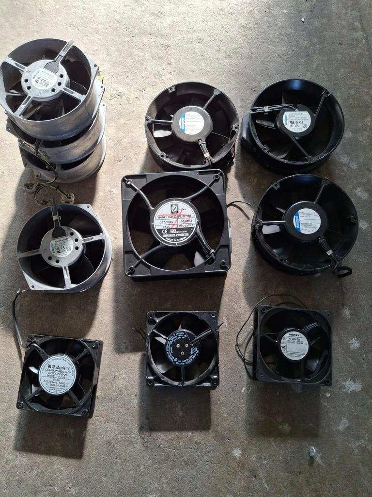 Gebruikte industriële ventilatoren - Diverse modellen, Witgoed en Apparatuur, Ventilatoren, Gebruikt, Overige, Ophalen of Verzenden