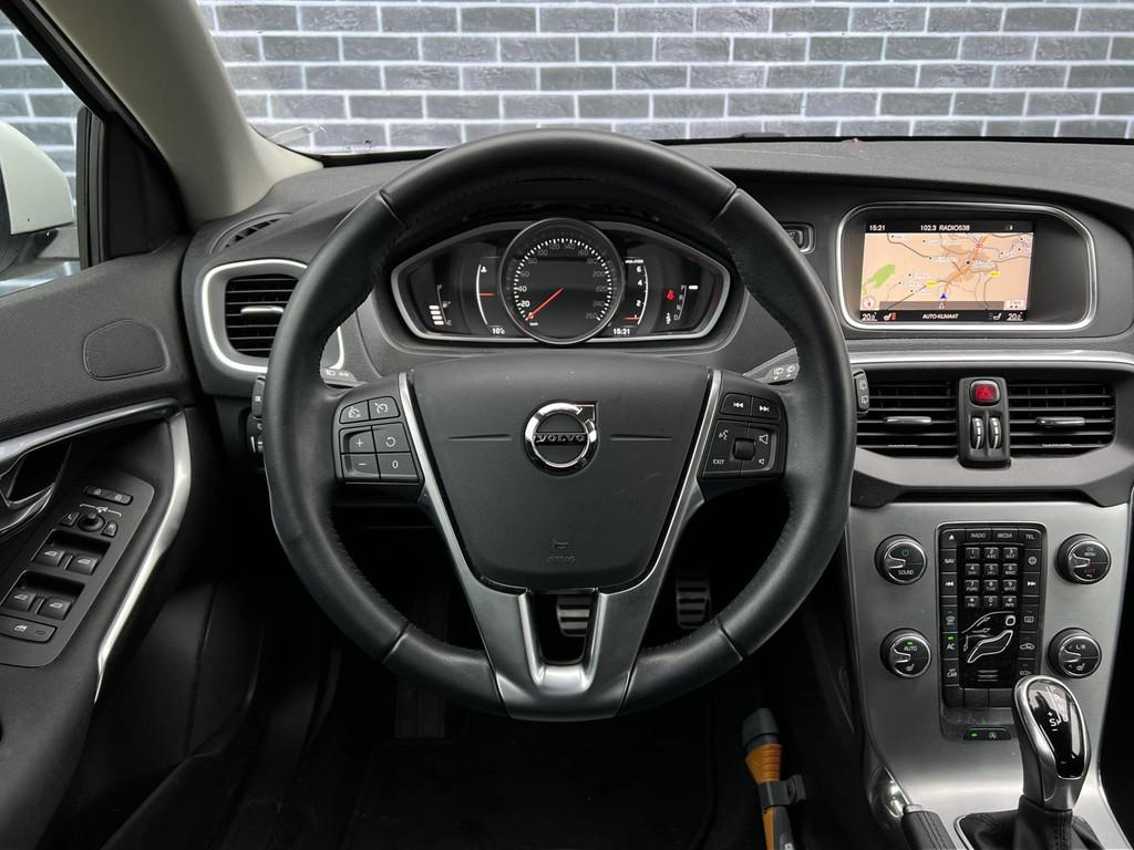 Volvo V40 T2 Nordic+ | Automaat | Navigatie | Cruise Control, Auto's, Volvo, 12 maanden, Euro 6, 4 cilinders, Leder en Stof