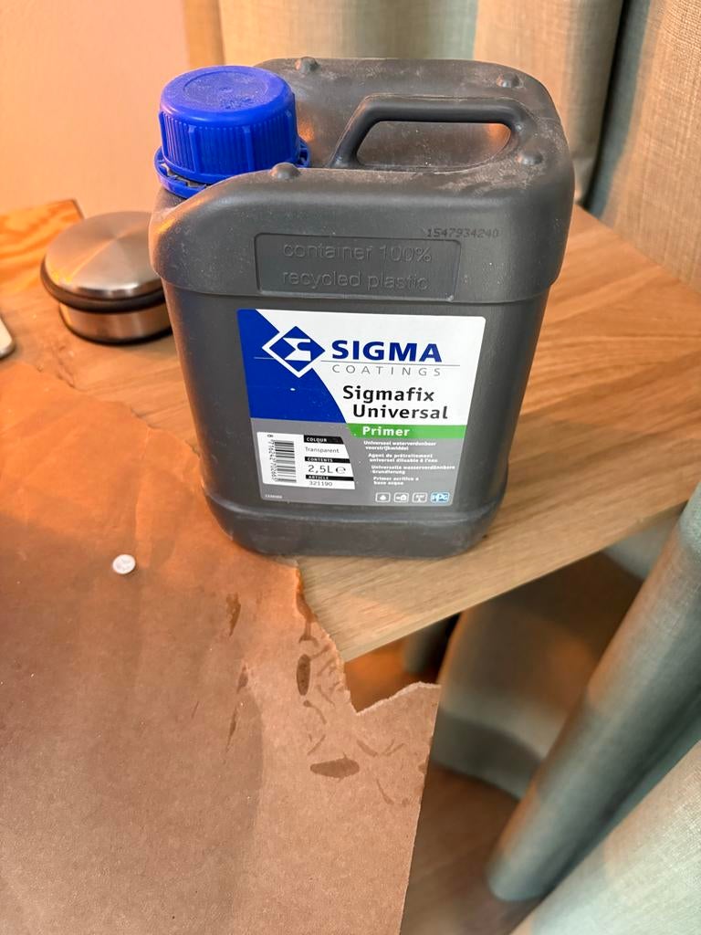 Sigmafix Universal Primer 2,5L, Overige kleuren, Nieuw, Ophalen of Verzenden, Verf