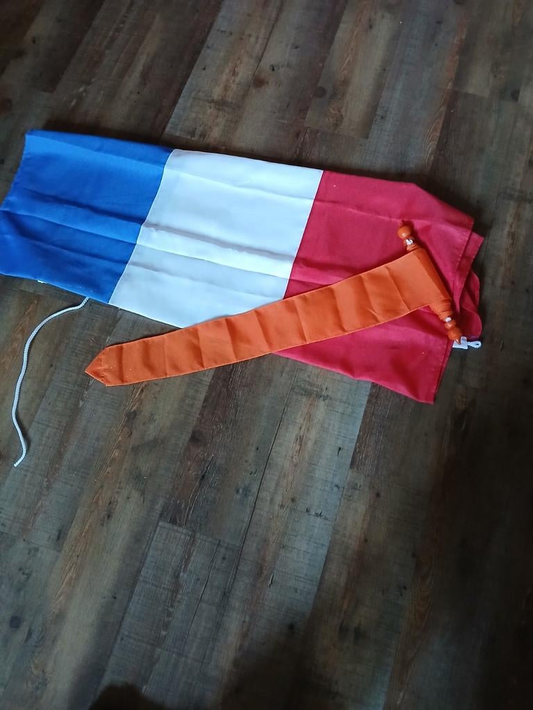 Nederlandse vlag met wimpel., Ophalen, Zo goed als nieuw