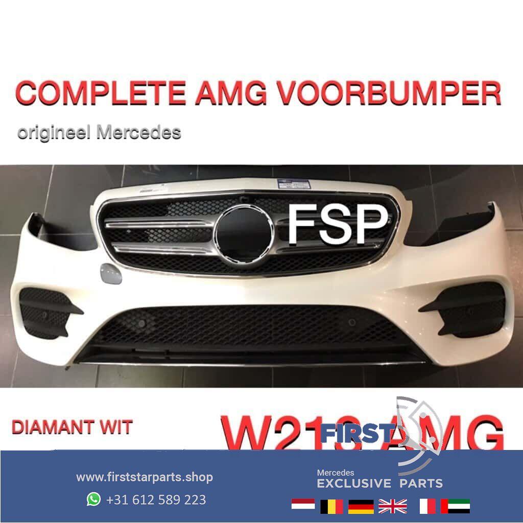 W213 AMG Voorbumper COMPLEET WIT Mercedes E Klasse 2016-2020, Auto-onderdelen, Carrosserie en Plaatwerk, Bumper, Voor
