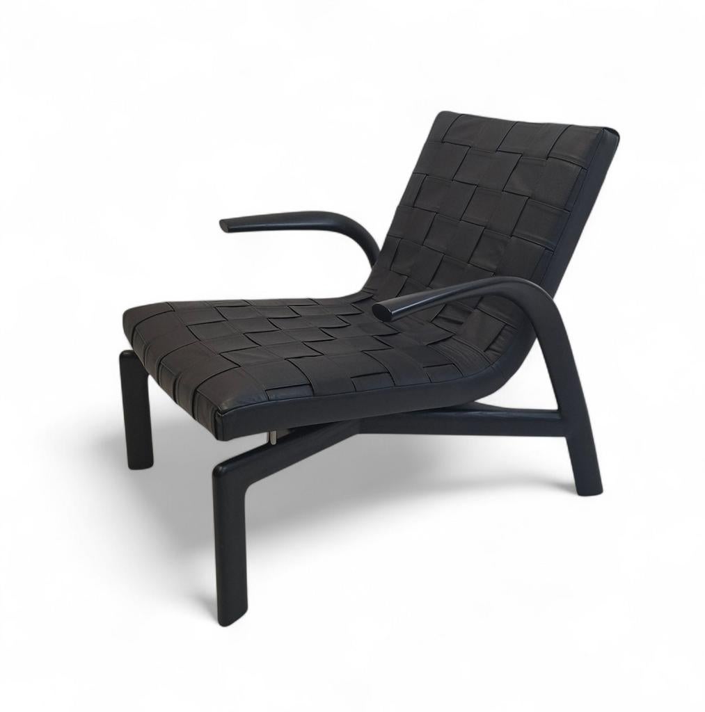 Minotti Pasmore fauteuil Gordon Guillaumier, Ophalen, Zo goed als nieuw, 75 tot 100 cm, 50 tot 75 cm