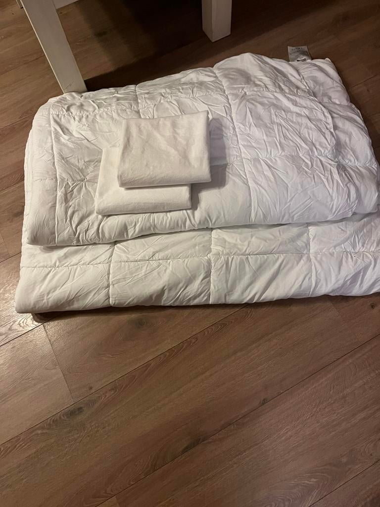 Dekbed, Huis en Inrichting, Slaapkamer | Beddengoed, Ophalen, Eenpersoons, Wit, Deken of Dekbed