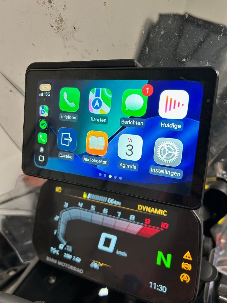 Motor BMW carplay scherm carabc met wonder wheel control, Ophalen, Zo goed als nieuw