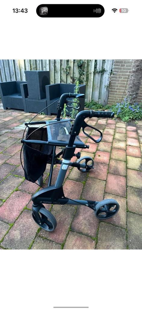 Rollator Topro troja, Ophalen, Zo goed als nieuw