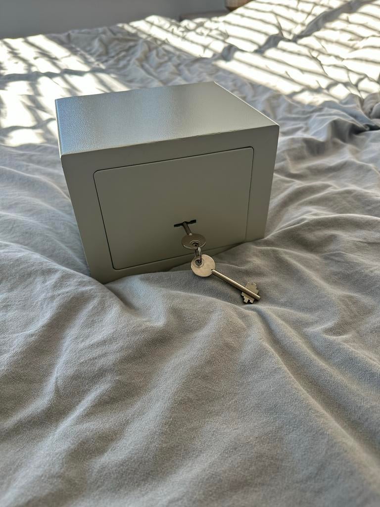 Branddichte kluis met 2 sleutels en bevestigingsbouten, Ophalen of Verzenden, Zo goed als nieuw, Brandkast