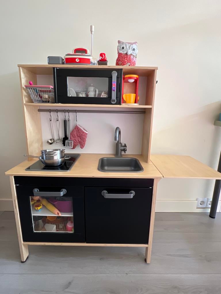 Super leuk gepimpt IKEA Duktig keukentje, Ophalen, Zo goed als nieuw, Hout, Speelkeuken