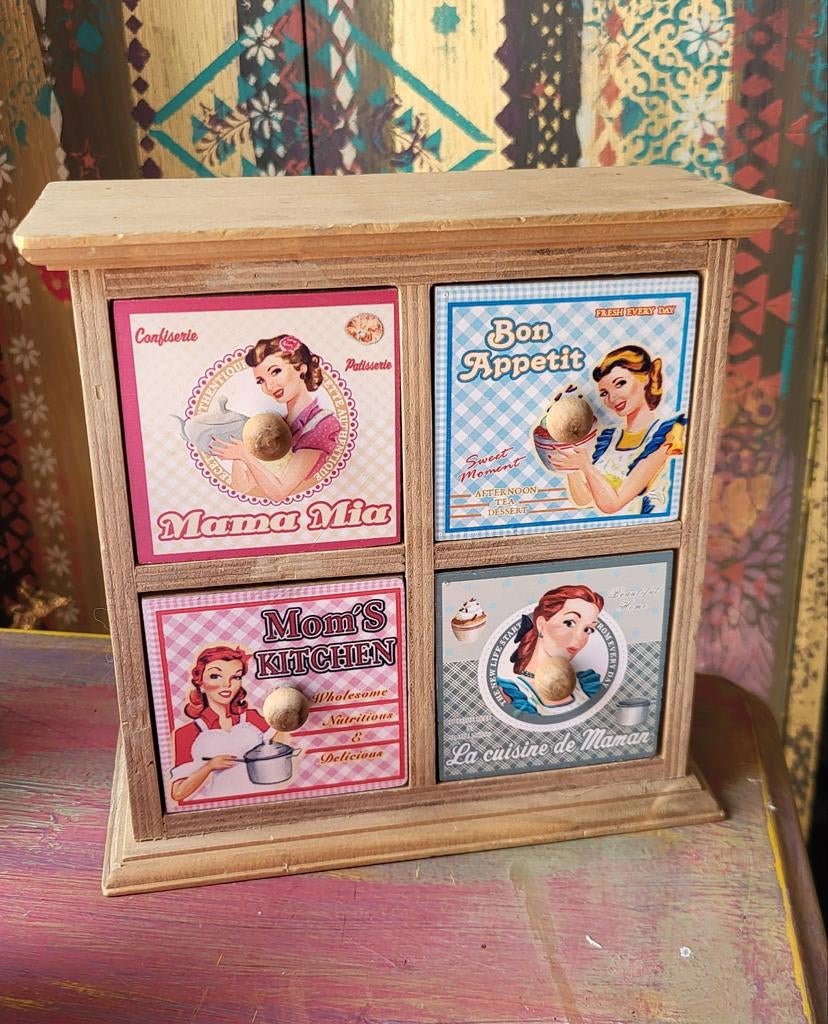 Vintage/Klein/Ladekastje/Kastje/Miniatuur, Ophalen of Verzenden