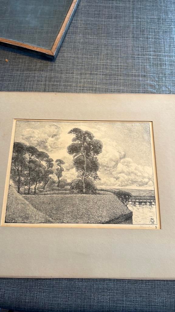 Litho van Simon Moulijn, Antiek en Kunst, Ophalen of Verzenden