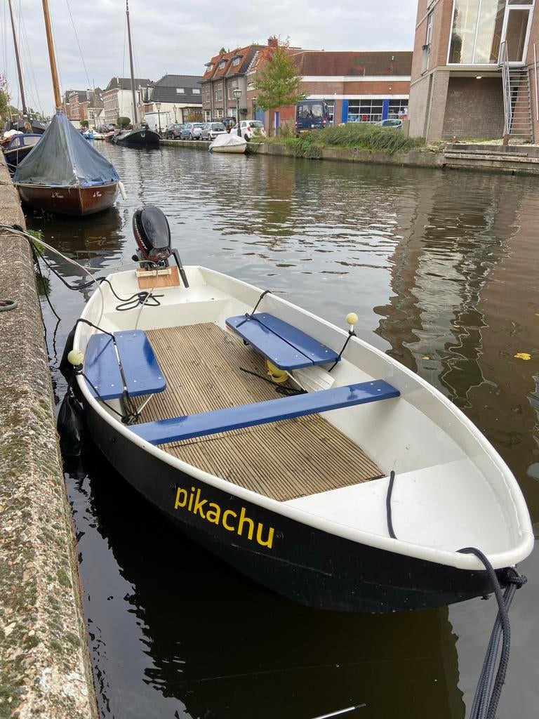 Moet weg kleine stalen schippers vlet, Watersport en Boten, Ophalen, Gebruikt, Staal, Minder dan 70 pk