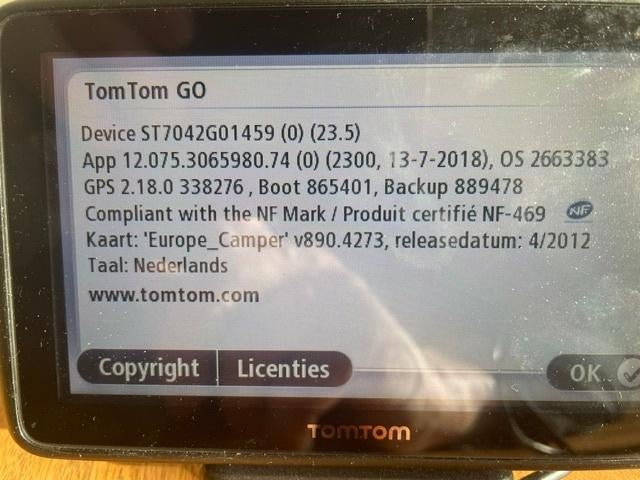 Tomtom Camper en Bestelbus, Auto diversen, Ophalen of Verzenden, Gebruikt