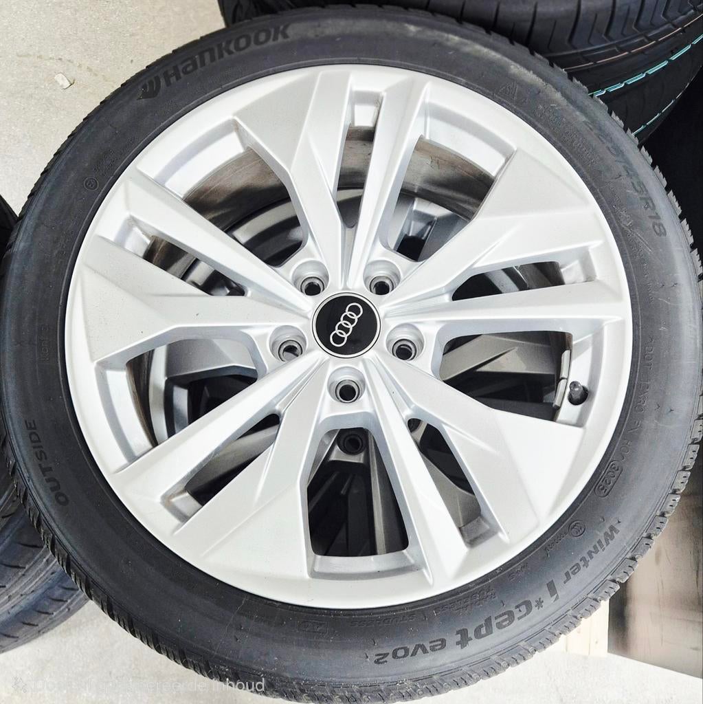 Originele Audi winterset 225/45R18, Auto-onderdelen, Banden en Velgen, Banden en Velgen, 17 inch, 225 mm, Winterbanden