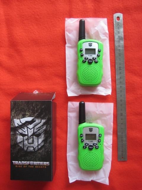 Transformers rise of the beasts promo walkie talkies, Verzamelen, Transformers, Overige generaties, Ophalen of Verzenden, Nieuw