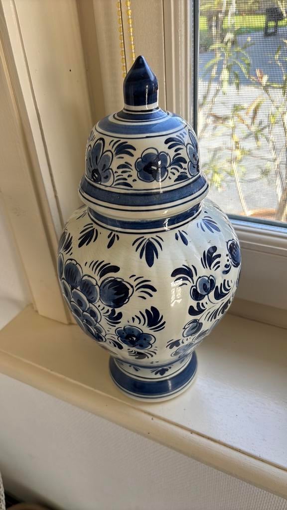 Delftsblauwe vaas, Ophalen of Verzenden