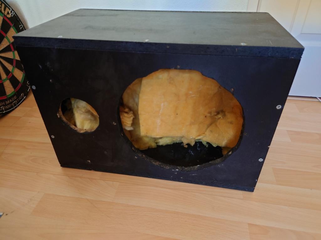 Subwoover kist voor 15 inch woover., Ophalen of Verzenden, Gebruikt