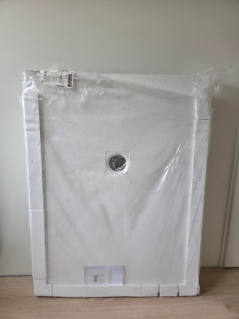 Maxaro Douchebak 120x90cm Rechthoek Mineraalmarmer Mat Wit, Ophalen, Nieuw, Wit, Overige typen