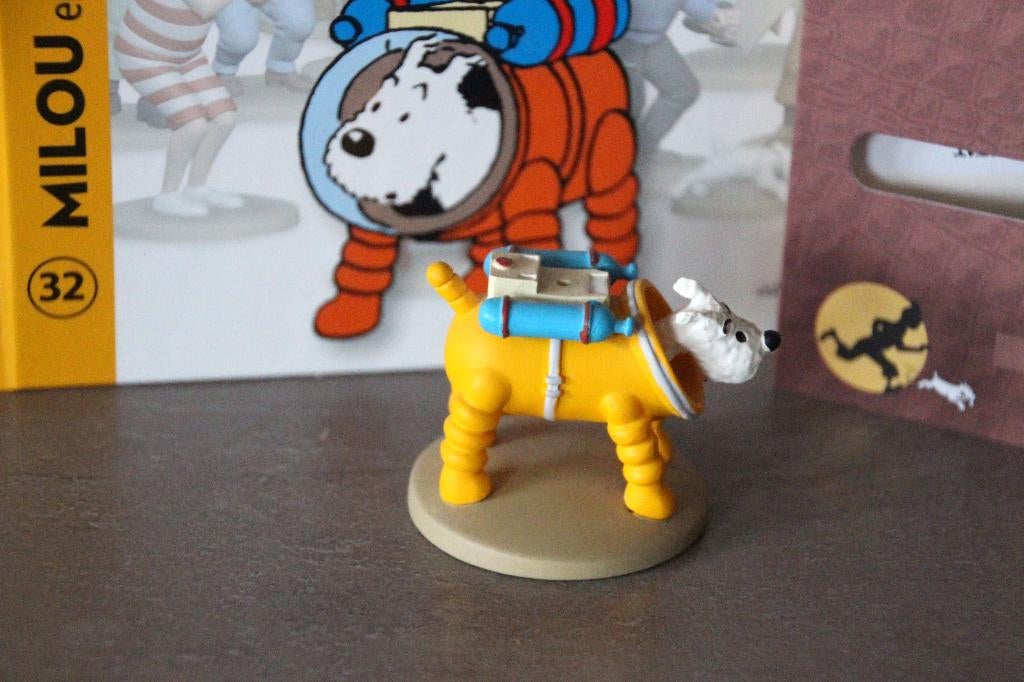 Moulinsart figurine n 32 Bobbie astronaut Tintin Kuifje, Verzamelen, Stripfiguren, Verzenden, Kuifje, Zo goed als nieuw, Beeldje of Figuurtje