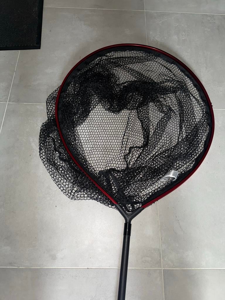 schepnet voor roofvissen + steel, Ophalen of Verzenden, Zo goed als nieuw, Net of Fuik