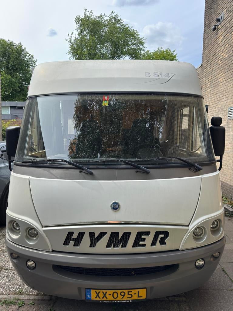 Hymer B514 camper (2006) XXL Garage, Caravans en Kamperen, Campers, Integraal, Ringverwarming, Fiat, 7 tot 12 maanden geleden