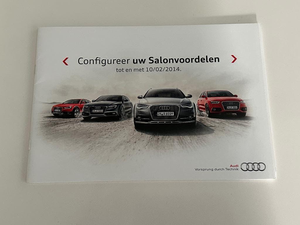 Folder Audi A3 A4 A5 A7 A8 R8 tt coupé, Boeken, Ophalen of Verzenden, Zo goed als nieuw, Audi