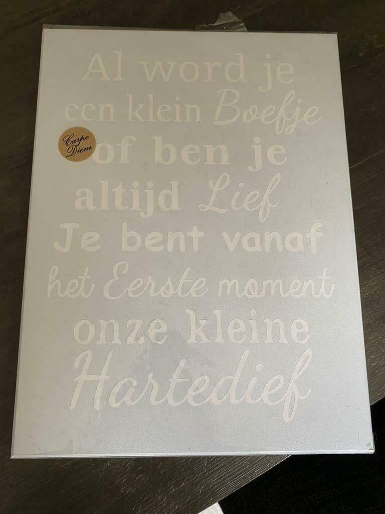 Geboorte bord Kado, Kinderen en Baby's, Ophalen, Nieuw