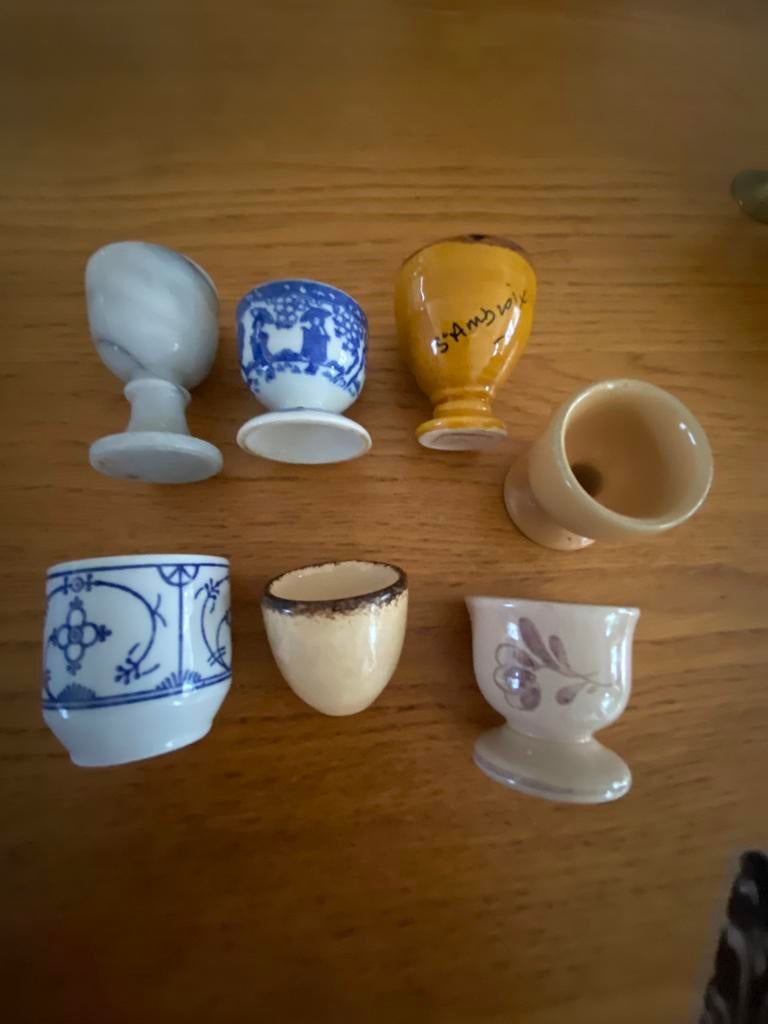 Verzameling DIVERSE  EIERDOPJES / € 1,50 p stuk, Ophalen of Verzenden, Zo goed als nieuw