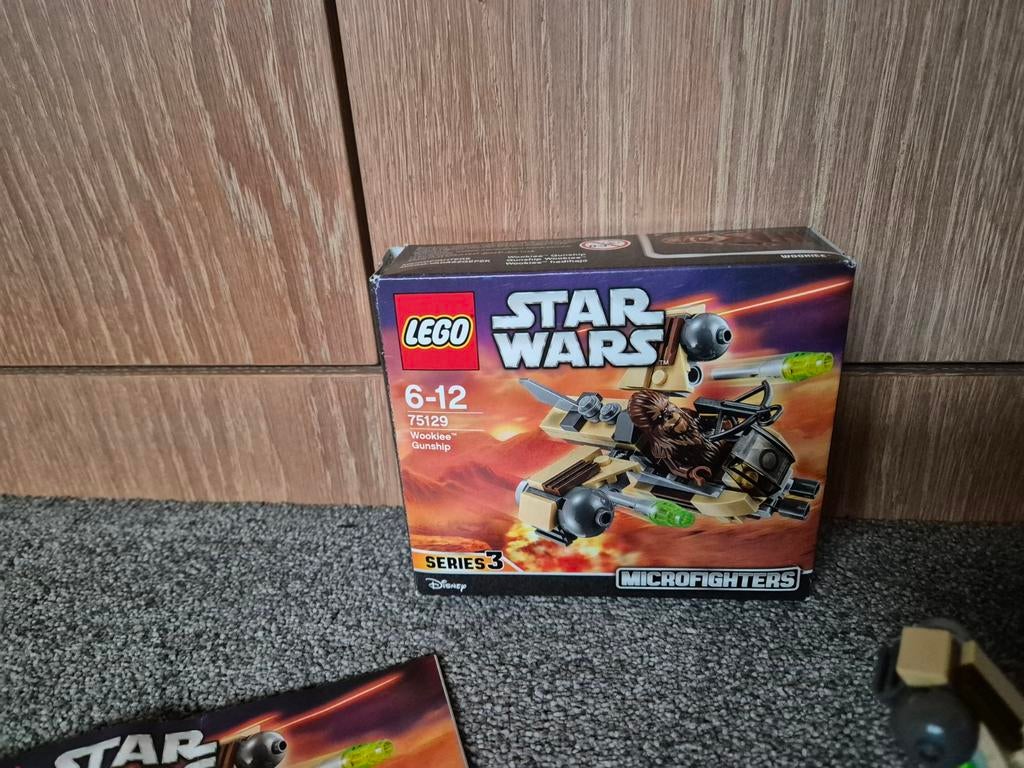 LEGO Star Wars 75129 Wookiee Gunship Microfighter, Ophalen of Verzenden, Zo goed als nieuw, Complete set, Lego