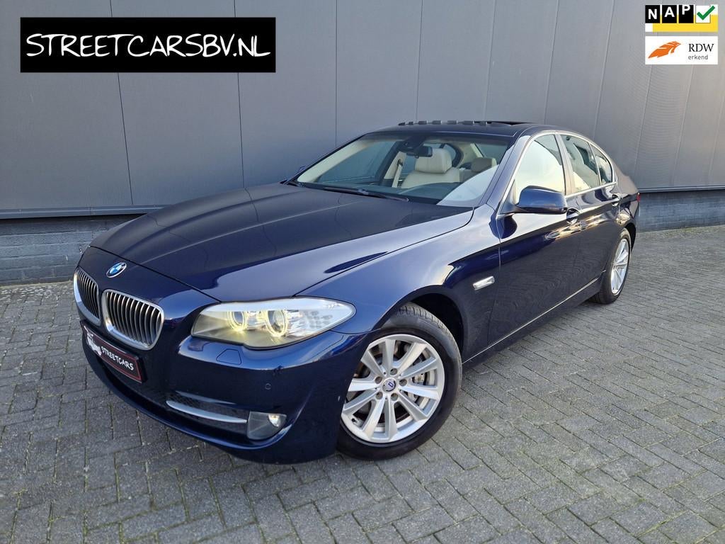 BMW 5-serie 528i High Executive Aut OrgNL 3e Eig! Netjes!, Auto's, BMW, Bedrijf, Te koop, 5-Serie, ABS, Airbags, Airconditioning