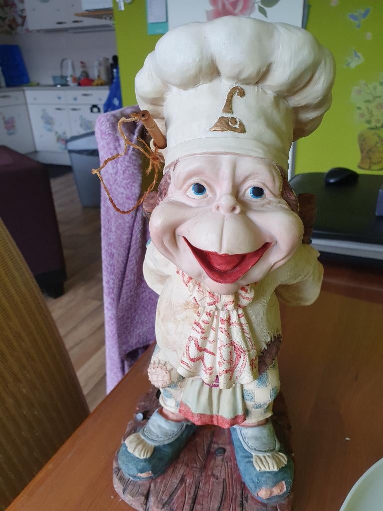 Kok laaf, Ophalen of Verzenden, Zo goed als nieuw, Beeldje of Poppetje