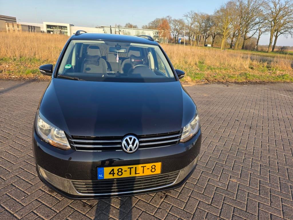 Volkswagen Touran 1.4 TSI 103KW Dsg7 Cross 2012..259000 NAP, Stof, USB, 4 cilinders, Zwart