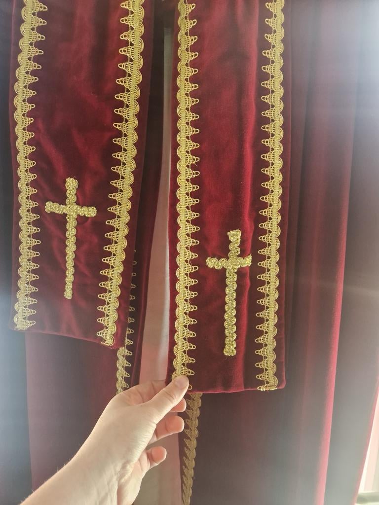 Sinterklaas pak - 1.32m lang, Diversen, Sinterklaas, Ophalen of Verzenden, Gebruikt