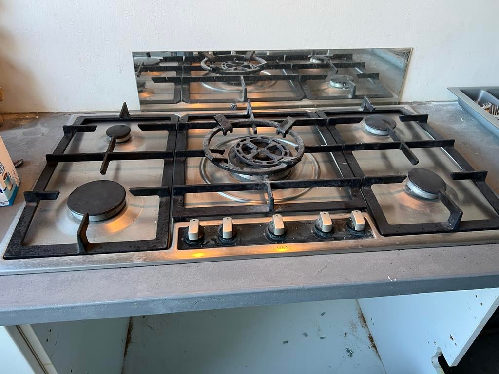 Gaskookplaat - Gebruikt, maar functioneel, Gebruikt, Inbouw, Gas, 4 kookzones