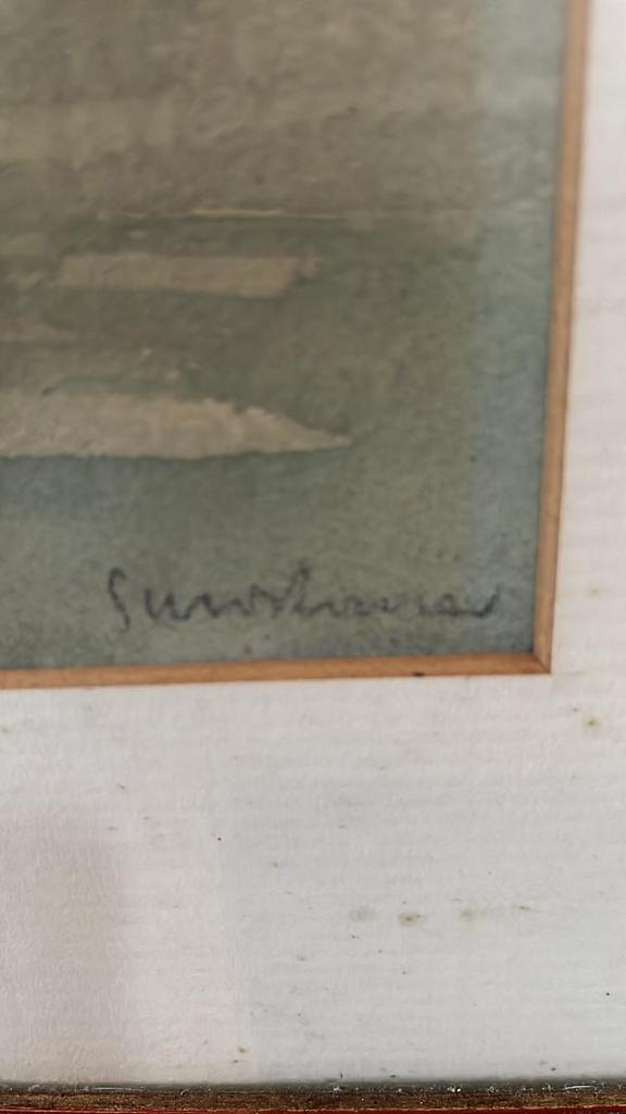 Schilderij met boten, meegebracht uit voormalig Joegoslavië, Ophalen