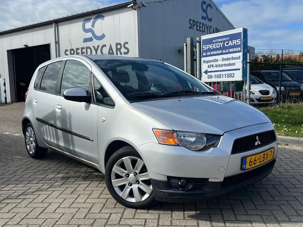 Mitsubishi Colt 1.3 5DRS 2010 LPG G3 Cruise Airco Navi, Auto's, Voorwielaandrijving, Stof, Colt, Origineel Nederlands