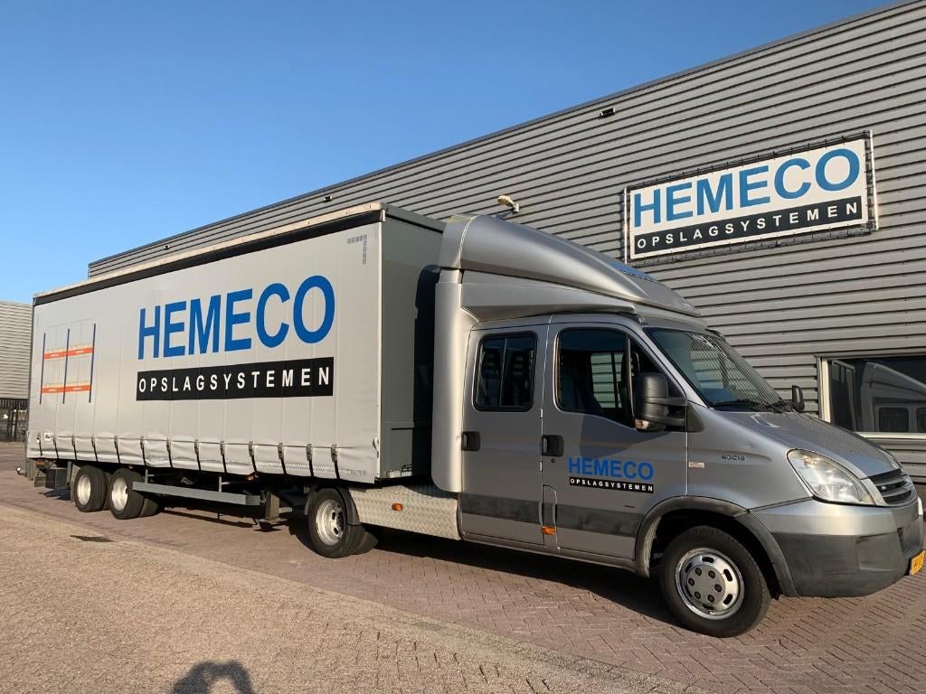 Iveco 40C BE-combinatie dubbele cabine, Achterwielaandrijving, 4 cilinders, Iveco, Origineel Nederlands