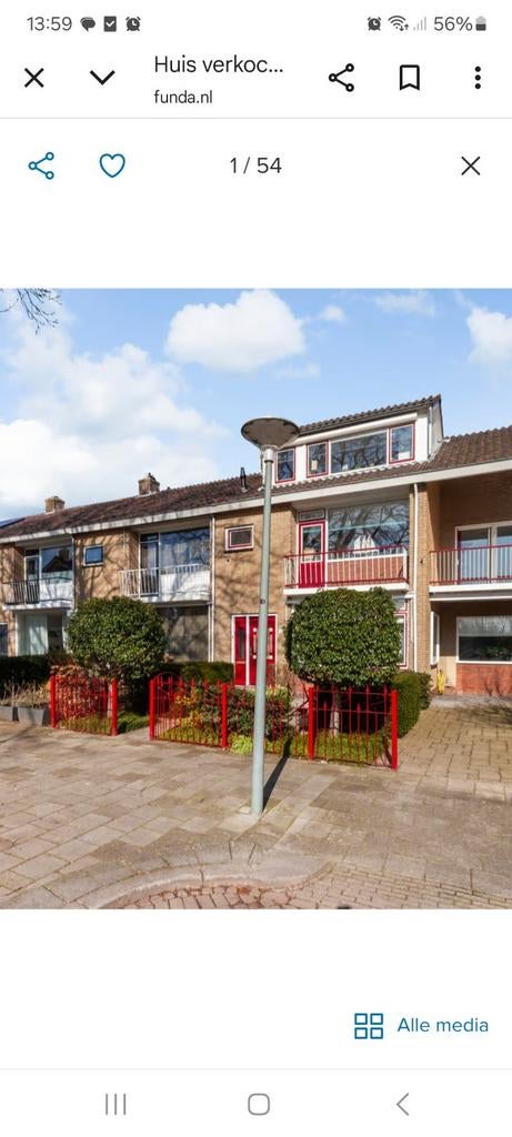 Gietijzeren hekwerk met poortje - ca. 10 meter, Tuin en Terras, Tuinhekken en Hekwerk, Met poort, Gebruikt, Ophalen of Verzenden